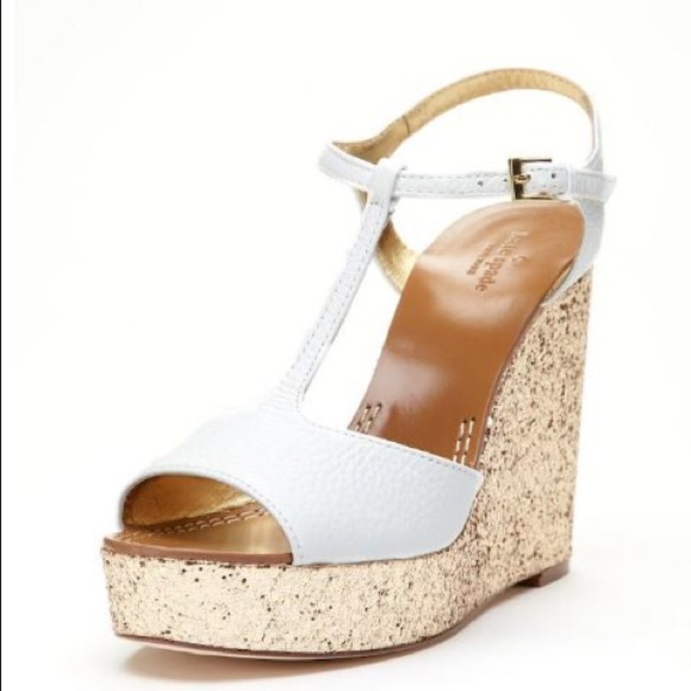 Kate Spade ♠️ T-strap Wedge Sandal ✨